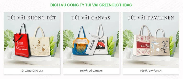 GreenClothBag - Xưởng sản xuất & In ấn túi vải không dệt giá rẻ Hà Nội