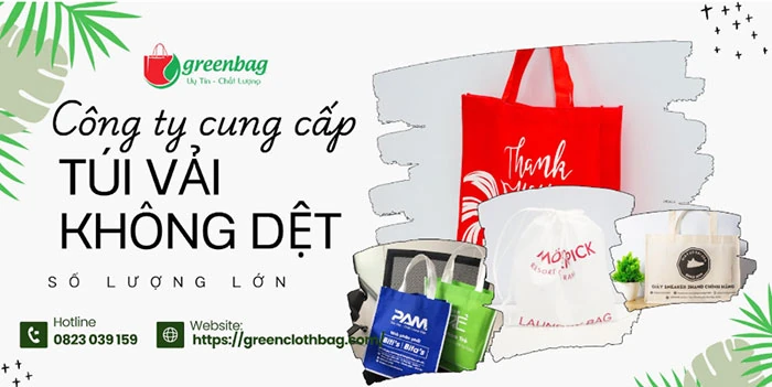 GreenClothBag - Xưởng sản xuất & In ấn túi vải không dệt giá rẻ Hà Nội