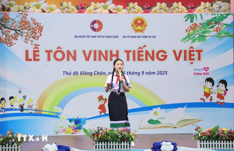 Tôn vinh tiếng Việt tại Lào: Gieo mầm tình yêu tiếng mẹ đẻ cho thế hệ trẻ