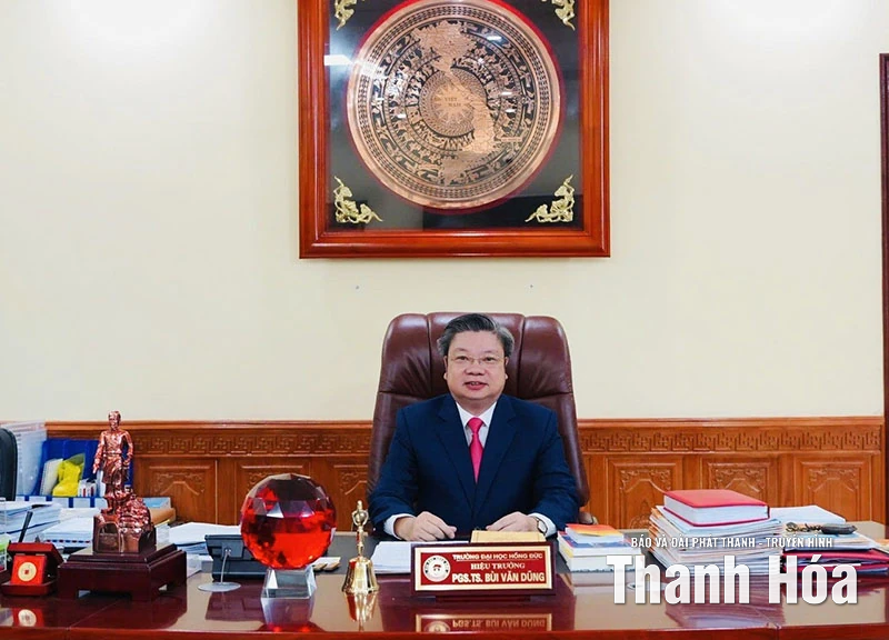 PGS. TS Bùi Văn Dũng, Hiệu trưởng Trường Đại học Hồng Đức: Nâng cao hiệu quả đào tạo nhân lực chất lượng cao - “chìa khóa” cho sự phát triển