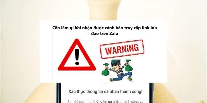 Chi tiết cách xử lý link cảnh báo lừa đảo trên ứng dụng Zalo
