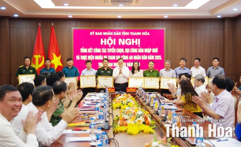 Thanh Hóa là địa phương dẫn đầu Quân khu 4 trong công tác tuyển quân năm 2025