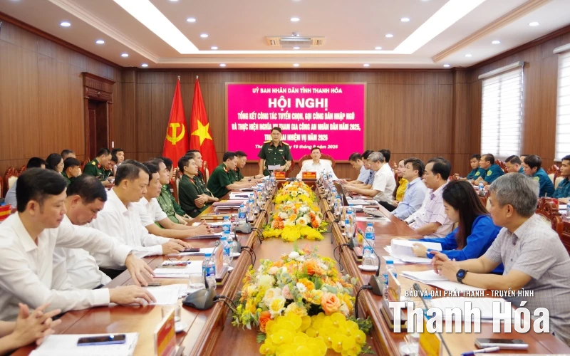 Thanh Hóa là địa phương dẫn đầu Quân khu 4 trong công tác tuyển quân năm 2025
