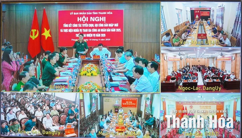 Thanh Hóa là địa phương dẫn đầu Quân khu 4 trong công tác tuyển quân năm 2025