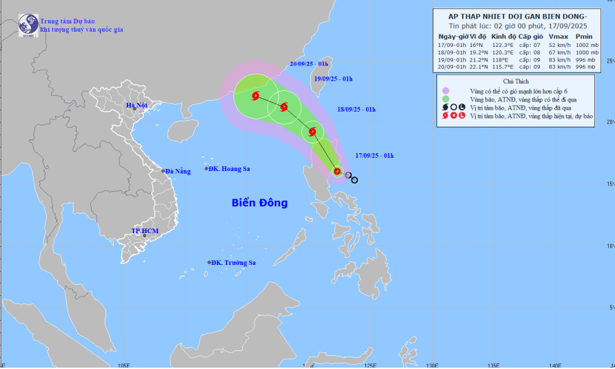 Ảnh hưởng của áp thấp nhiệt đới, cả nước có mưa nhiều nơi