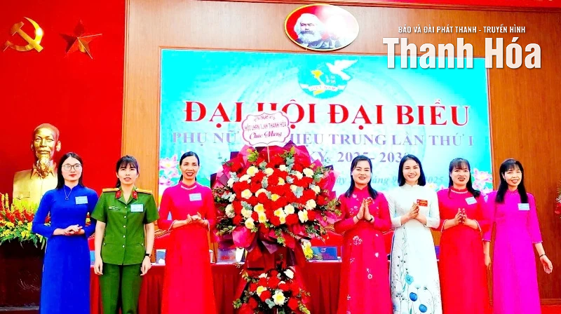 Đại hội đại biểu Phụ nữ xã Thiệu Trung lần thứ I, nhiệm kỳ 2025-2030