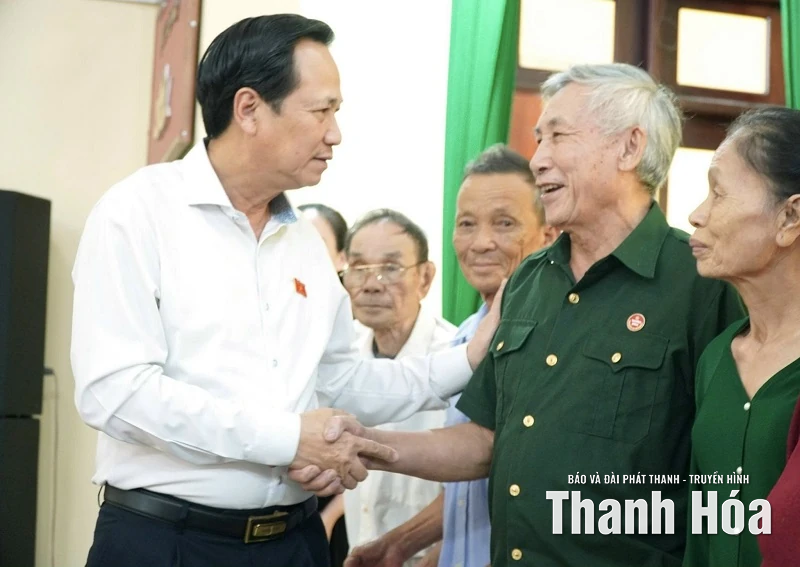 Nhiều ý kiến tâm huyết của cử tri xã Nông Cống gửi tới Đoàn đại biểu Quốc hội tỉnh