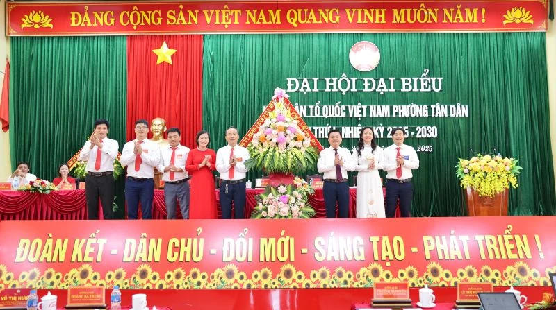 MTTQ phường Tân Dân quyết tâm đổi mới mạnh mẽ nội dung và phương thức hoạt động, củng cố vững chắc khối đại đoàn kết toàn dân
