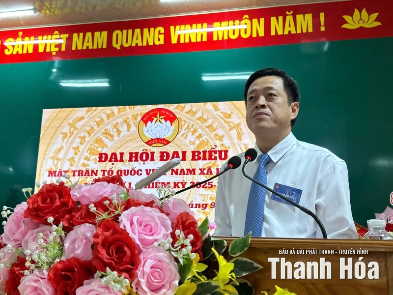 Đại hội đại biểu MTTQ xã Hồ Vương lần thứ I, nhiệm kỳ 2025 -2030