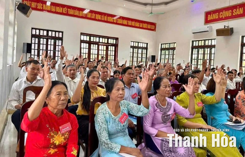 Đại hội đại biểu MTTQ xã Hồ Vương lần thứ I, nhiệm kỳ 2025 -2030