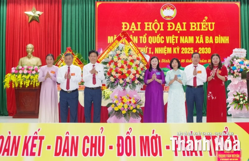 Đại hội đại biểu MTTQ xã Ba Đình lần thứ I, nhiệm kỳ 2025-2030