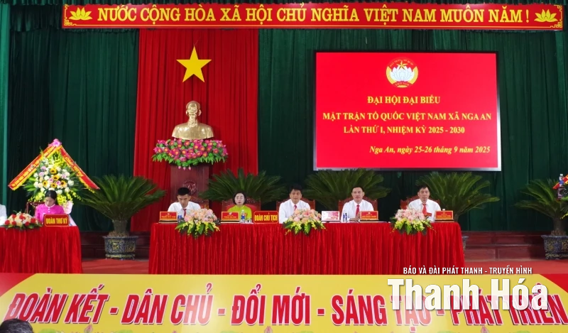 Đại hội đại biểu MTTQ xã Nga An lần thứ I, nhiệm kỳ 2025-2030