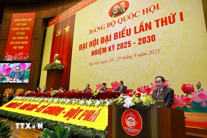 Khai mạc Đại hội đại biểu Đảng bộ Quốc hội lần thứ I nhiệm kỳ 2025-2030