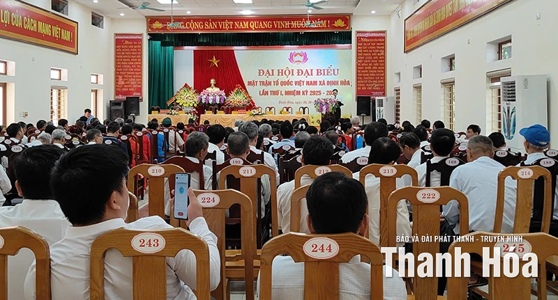 Đại hội đại biểu MTTQ xã Định Hòa lần thứ I, nhiệm kỳ 2025-2030