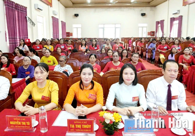 Đại hội đại biểu Phụ nữ xã Thiệu Trung lần thứ I, nhiệm kỳ 2025-2030