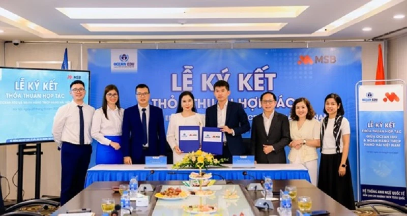 Ocean Edu ký kết hợp tác chiến lược với MSB: Học tiếng Anh chuẩn quốc tế, tiện ích tài chính trong một chạm