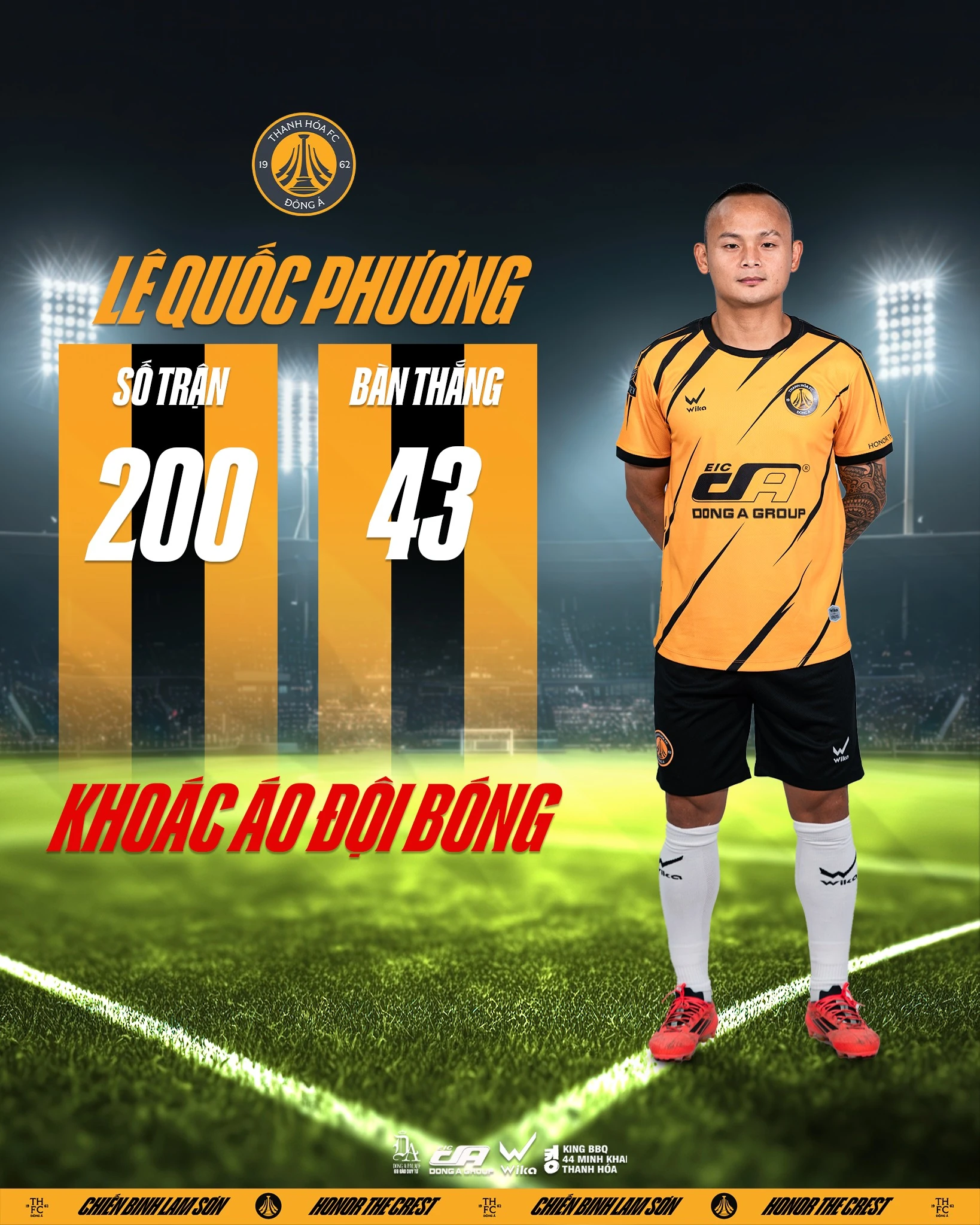 Lê Quốc Phương - 16 năm cống hiến với một tình yêu không đổi dành cho đội bóng quê hương