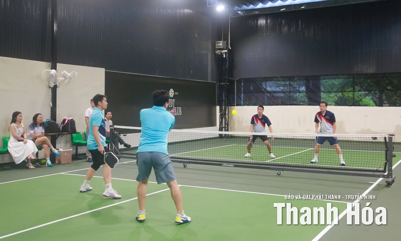 99 vận động viên tranh tài sôi nổi tại Giải Pickleball Doanh nghiệp, Doanh nhân Thanh Hóa