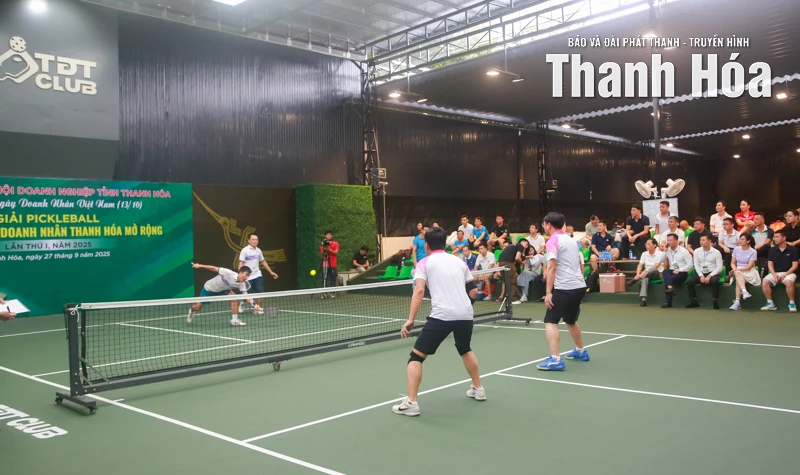 99 vận động viên tranh tài sôi nổi tại Giải Pickleball Doanh nghiệp, Doanh nhân Thanh Hóa