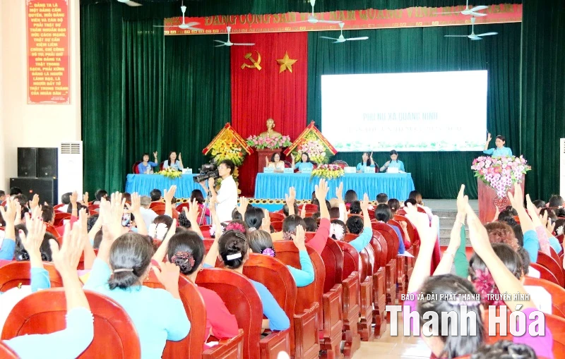 Phụ nữ xã Quảng Ninh góp sức xây dựng xã nông thôn mới nâng cao