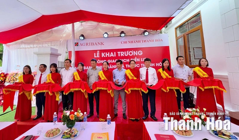 Khai trương Phòng giao dịch Điền Lư Agribank Chi nhánh Bá Thước Thanh Hóa