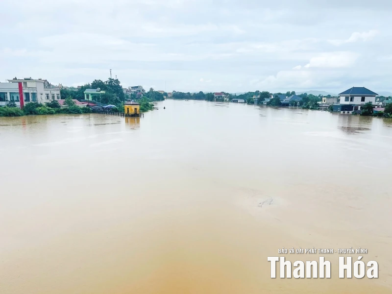 Phó Chủ tịch UBND tỉnh Mai Xuân Liêm kiểm tra tình hình ngập lụt tại xã Kim Tân
