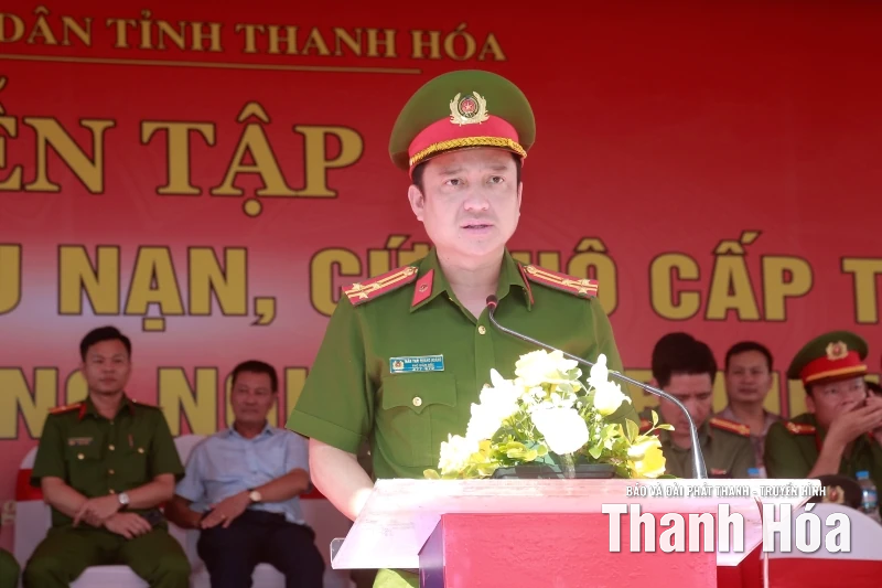 Diễn tập phương án chữa cháy và cứu nạn, cứu hộ cấp tỉnh năm 2025