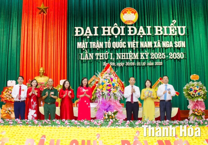 Đại hội đại biểu MTTQ xã Nga Sơn lần thứ I, nhiệm kỳ 2025-2030