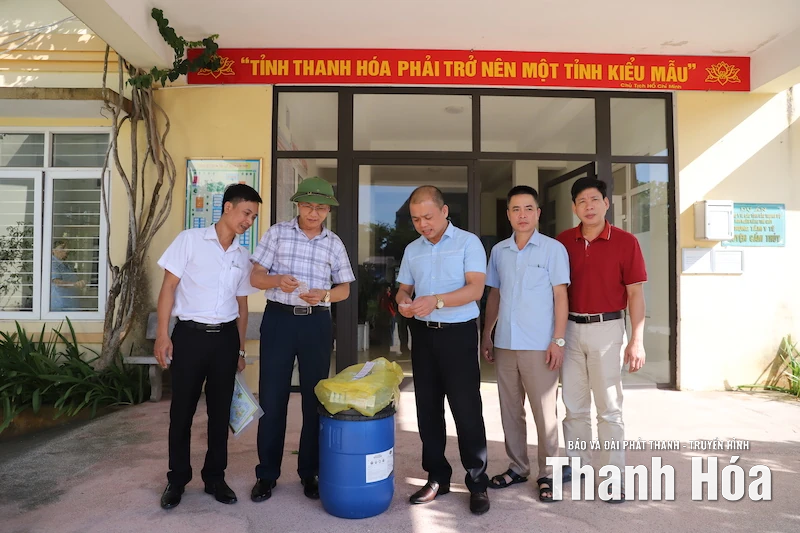 Cấp hoá chất xử lý môi trường và phòng chống dịch bệnh cho Trung tâm Y tế Cẩm Thuỷ