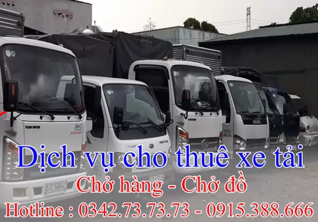 Dịch vụ cho thuê xe tải chở hàng của vận chuyển Thành Hưng