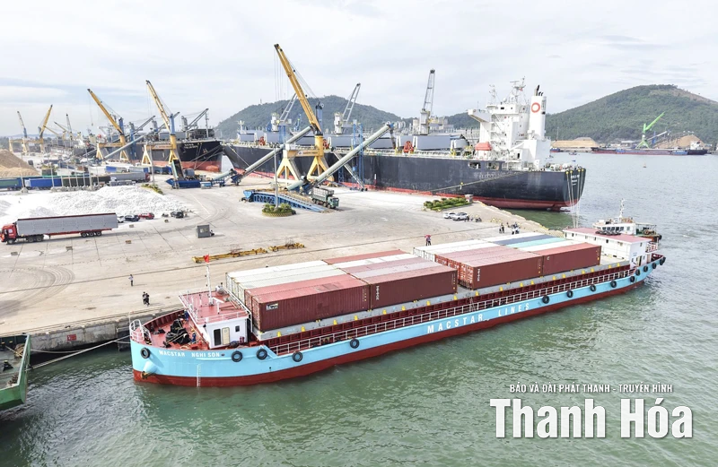 Kết nối vận tải container ven biển Nghi Sơn - Hải Phòng