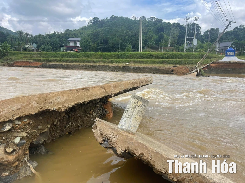65 hộ dân thôn Mật Thành, xã Quý Lương bị cô lập