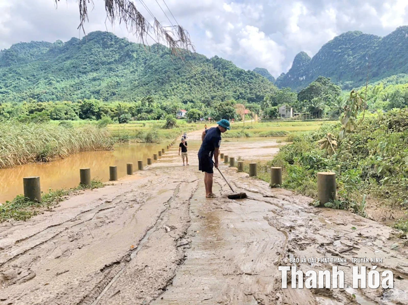 65 hộ dân thôn Mật Thành, xã Quý Lương bị cô lập