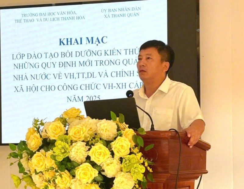 Xã Thanh Quân: Tập huấn nghiệp vụ quản lý nhà nước năm 2025