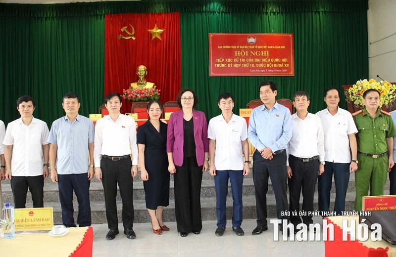 ĐBQH tỉnh ghi nhận nhiều vấn đề dân sinh cử tri xã Lam Sơn phản ánh