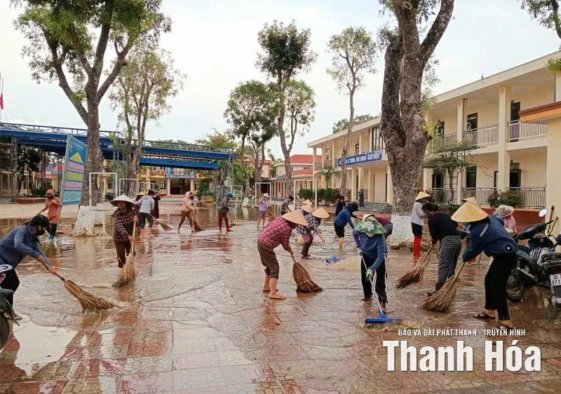 Xã Thắng Lợi: Học sinh 3 trường vẫn chưa thể đến lớp do ngập lụt