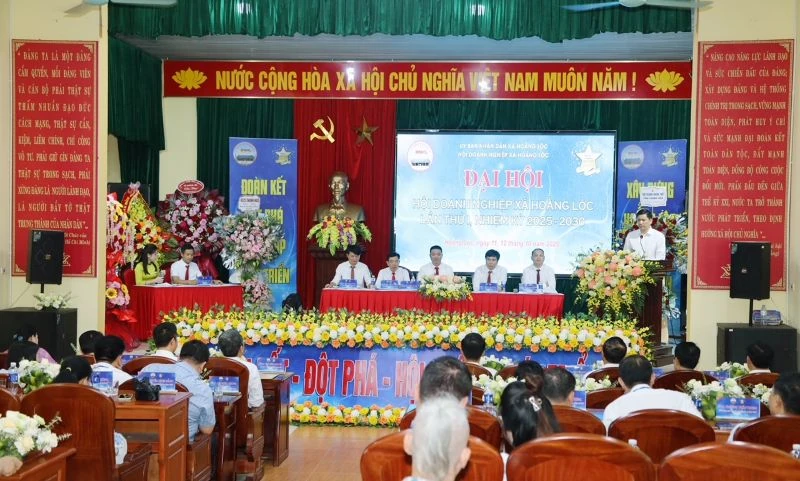 Đại hội Hội Doanh nghiệp xã Hoằng Lộc lần thứ I, nhiệm kỳ 2025-2030