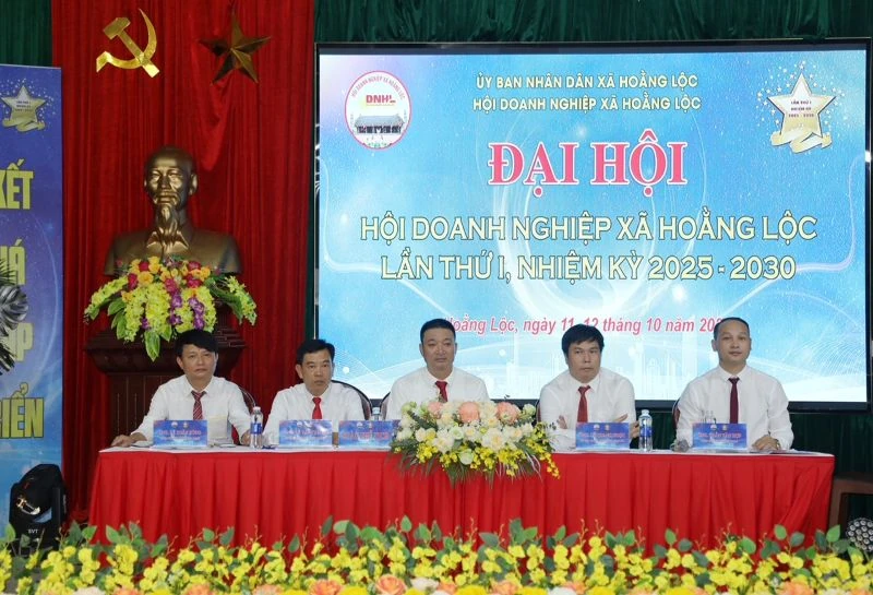 Đại hội Hội Doanh nghiệp xã Hoằng Lộc lần thứ I, nhiệm kỳ 2025-2030