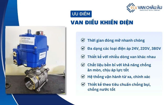 Tối ưu hiệu suất vận hành với van điều khiển điện hiện đại