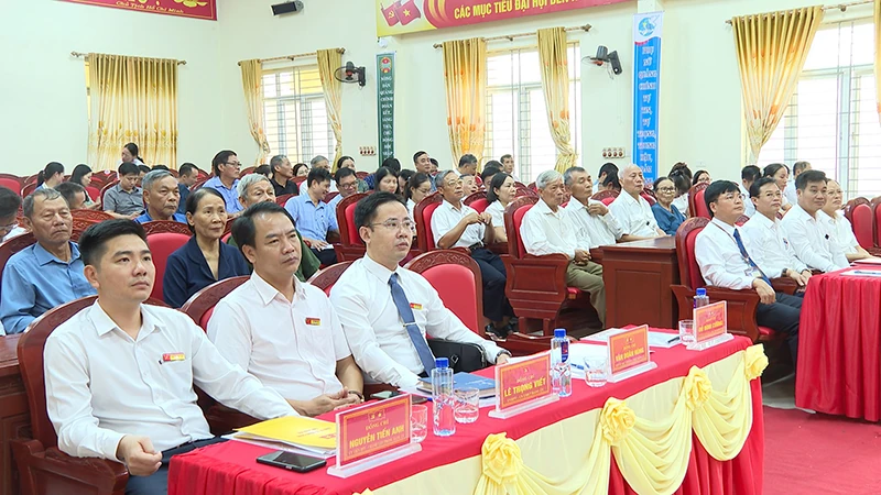 Xã Quảng Chính quán triệt, triển khai Nghị quyết Đại hội đại biểu Đảng bộ xã lần thứ I