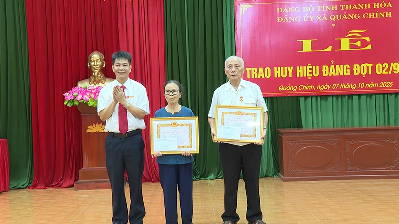 Xã Quảng Chính quán triệt, triển khai Nghị quyết Đại hội đại biểu Đảng bộ xã lần thứ I