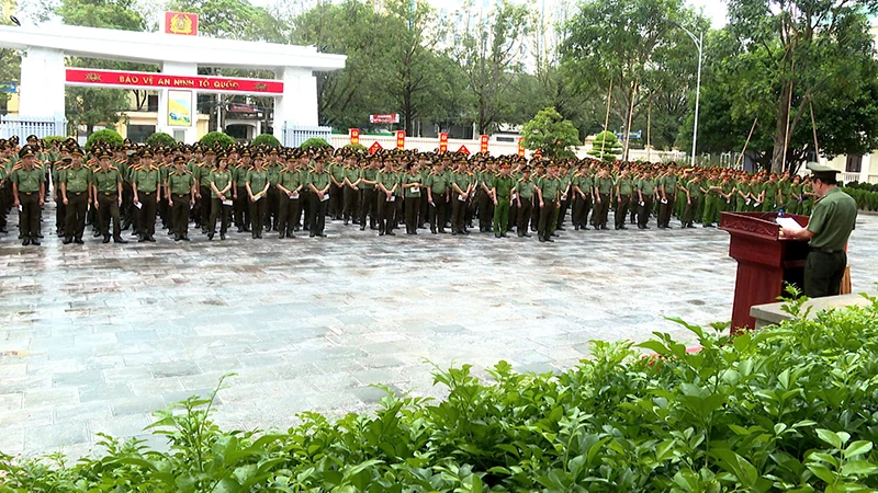 Công an Thanh Hóa phát động ủng hộ người dân và cán bộ, chiến sĩ bị ảnh hưởng bởi bão lũ