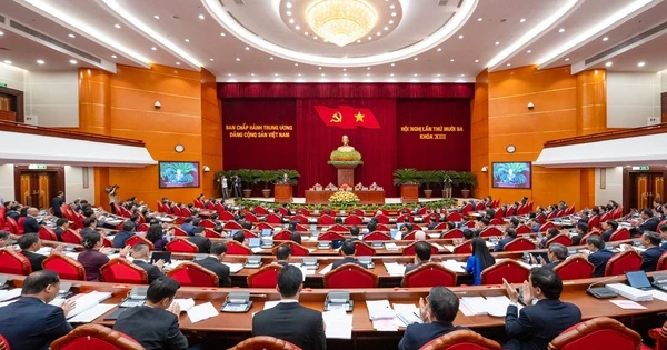 Thông cáo báo chí về ngày làm việc thứ hai Hội nghị Trung ương 13 khoá XIII