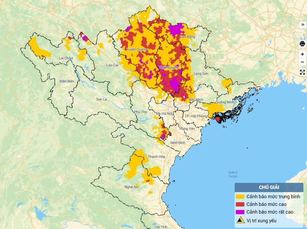 Cảnh báo nguy cơ lũ quét, sạt lở tại 13 xã miền núi Thanh Hóa