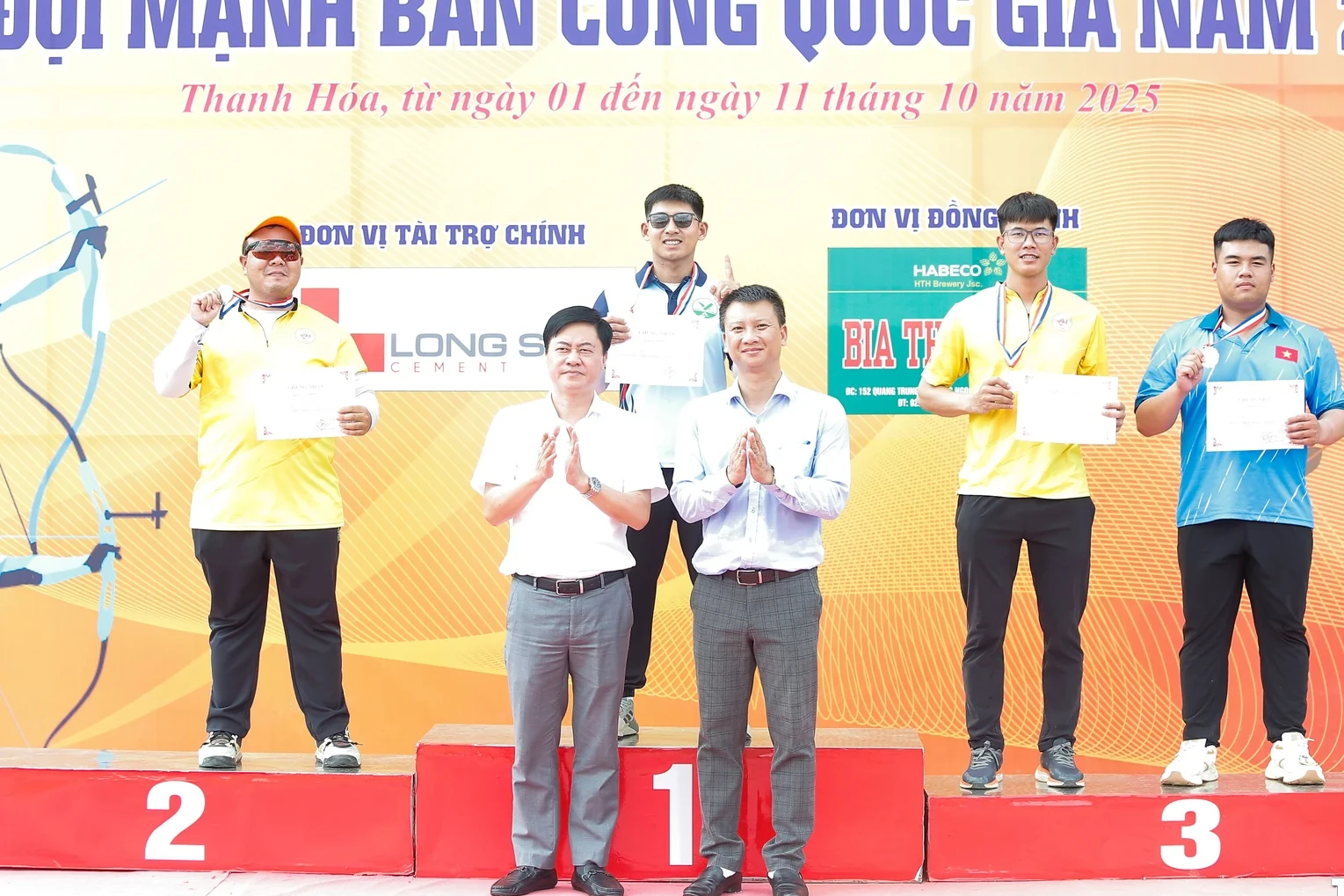 Giải vô địch các đội mạnh Bắn cung Quốc gia 2025 tại Thanh Hoá thành công tốt đẹp