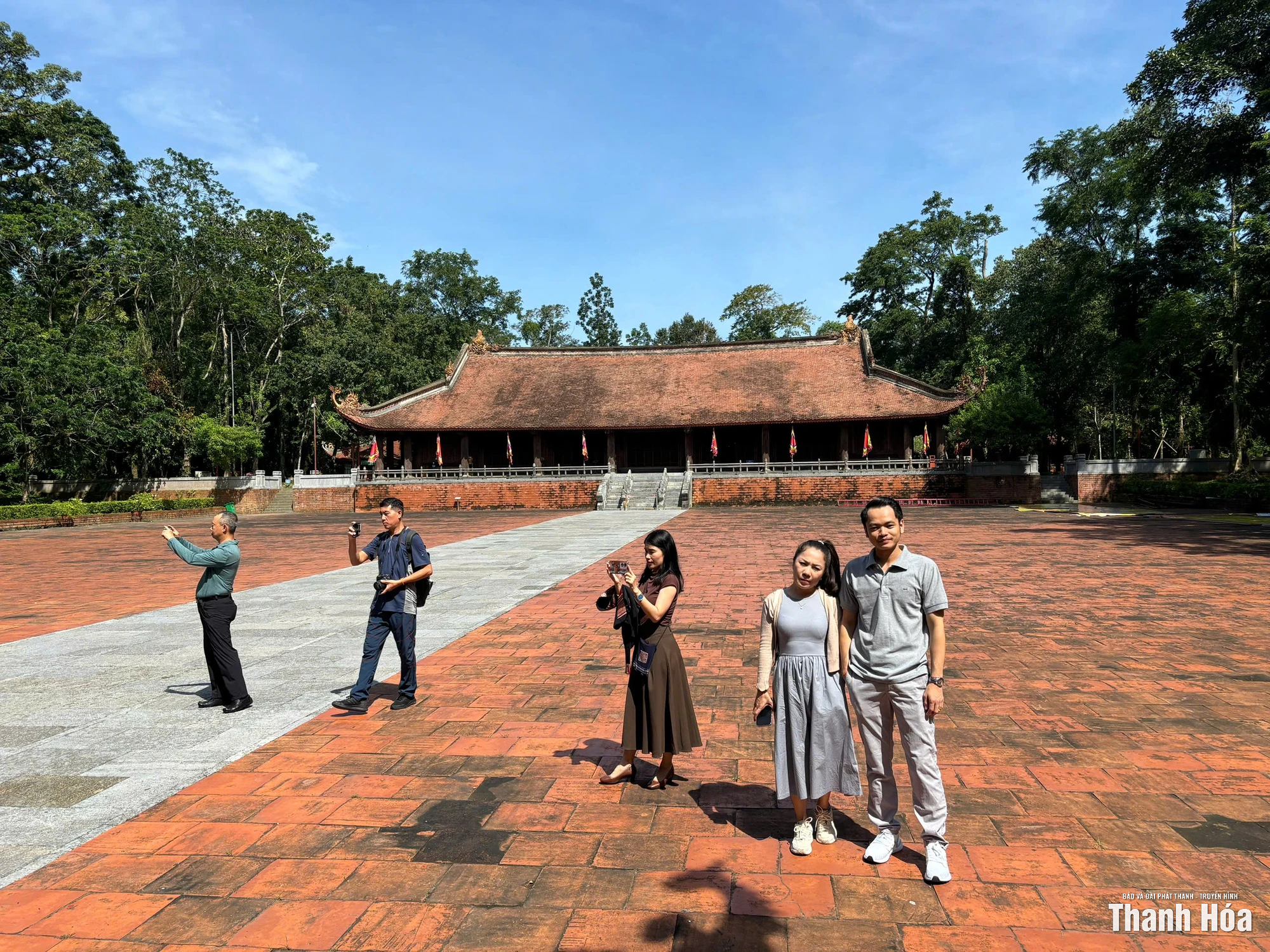 Khu di tích Lam Kinh khắc phục hậu quả mưa bão để đón khách trở lại