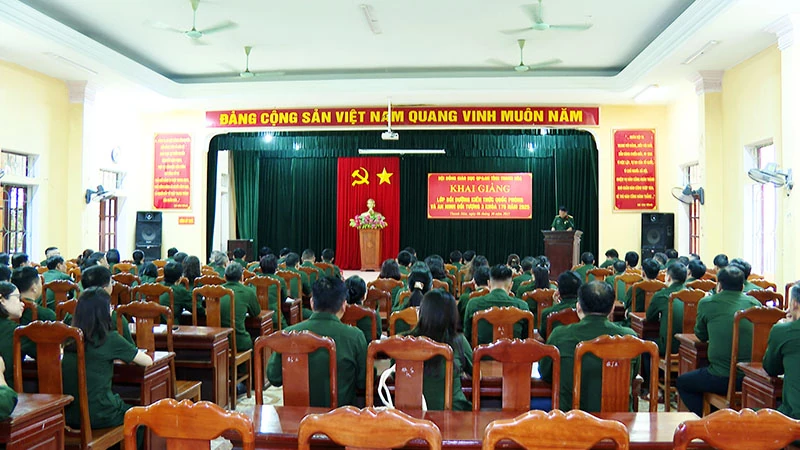 Bồi dưỡng kiến thức quốc phòng và an ninh đối tượng 3 năm 2025