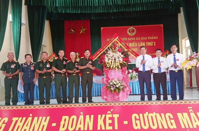 Đại hội đại biểu Hội CCB xã Nga Thắng lần thứ I