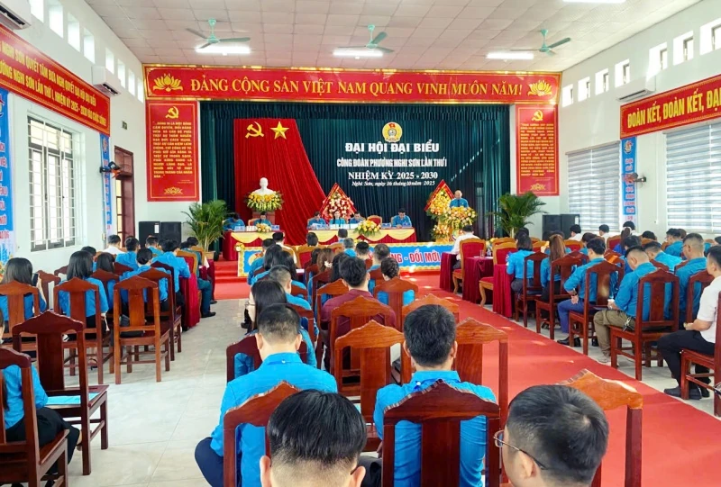 Công đoàn phường Nghi Sơn nâng cao vai trò đại diện, chăm lo người lao động