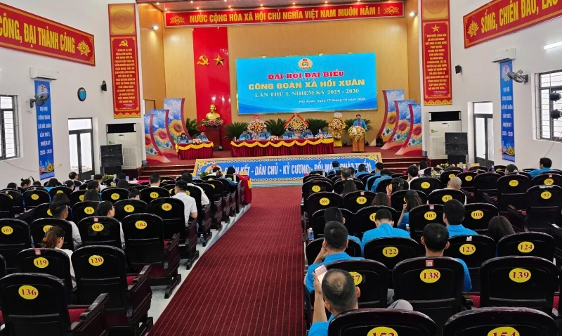 Đại hội đại biểu Công đoàn xã Hồi Xuân lần thứ I